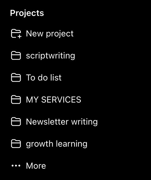 ChatGPT Projects